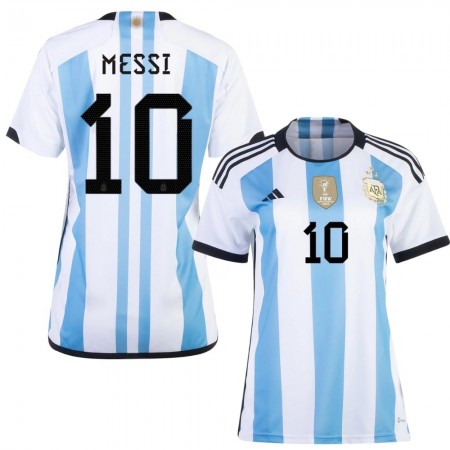 Argentinië 3 Star MESSI 10 Dames WK voetbal 2022